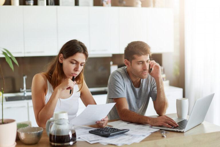 Young Couple Discussing Financial Matters